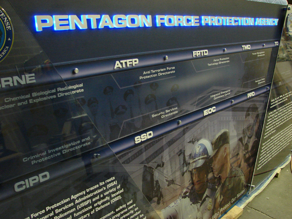 Pentagon Force Protection Agency Display