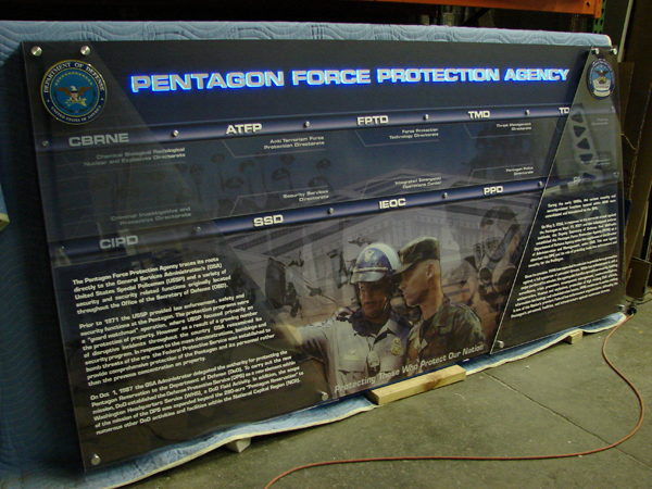 Pentagon Force Protection Agency Display