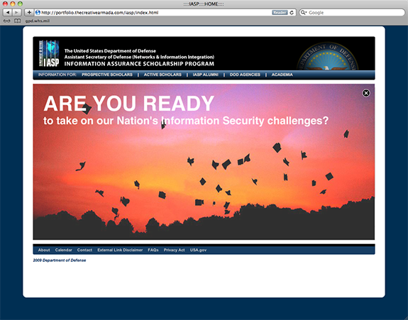 Information Assurance Scholarship Program Website